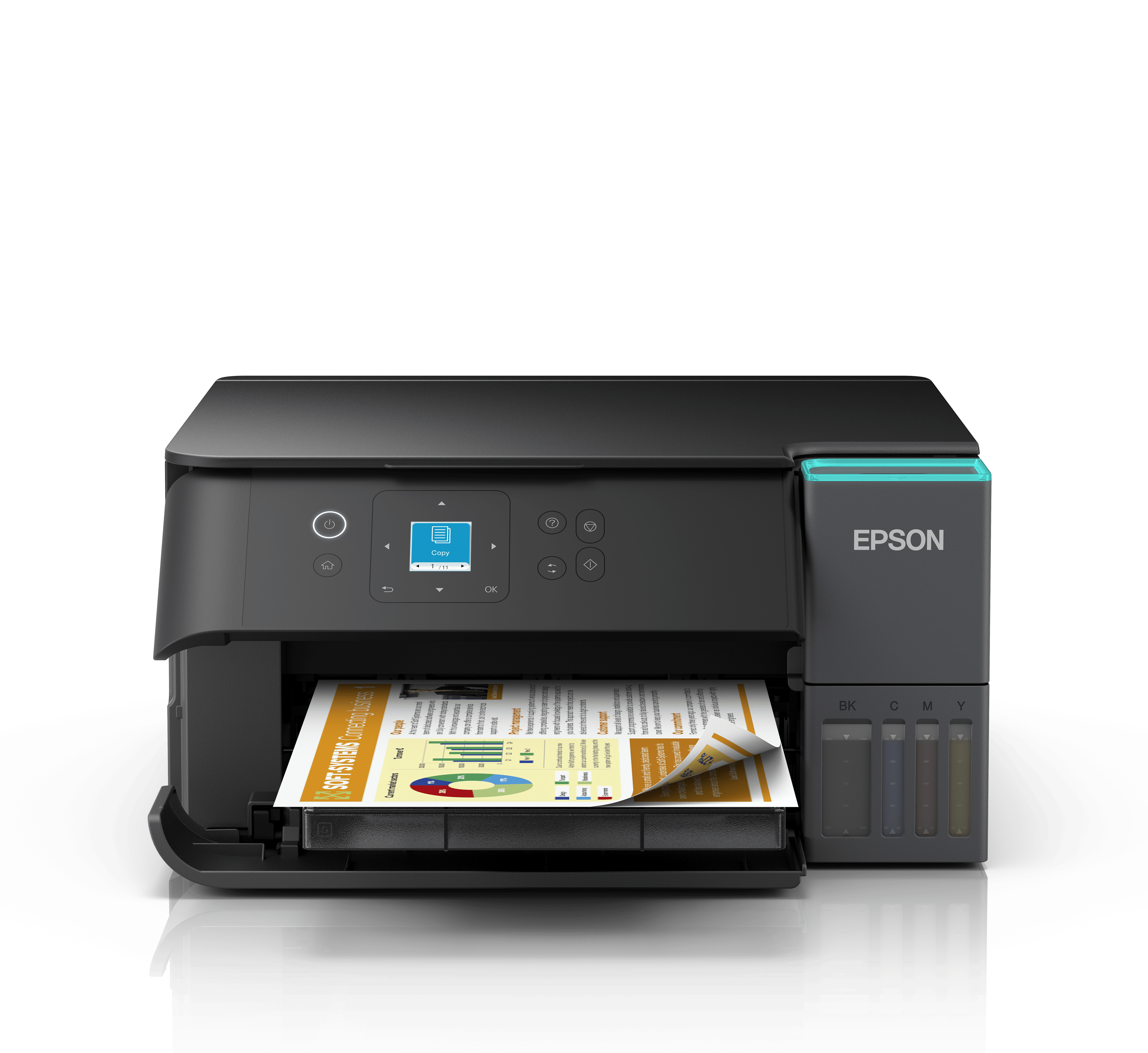 EPSON Tintasugaras nyomtató - EcoTank L4360 (A4, MFP, színes, 5760x1440 DPI, 33 lap/perc, duplex, USB/Wifi/Wifi Direct)