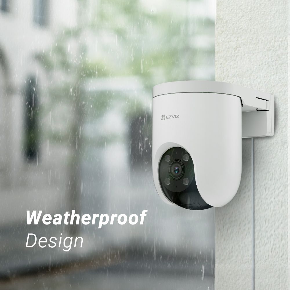 EZVIZ H8C Pro 4 MP kültéri kamera, 2K+ felbontás, 360°panoráma kép, színes éjszakai látás, autómata követés aktívvédelem