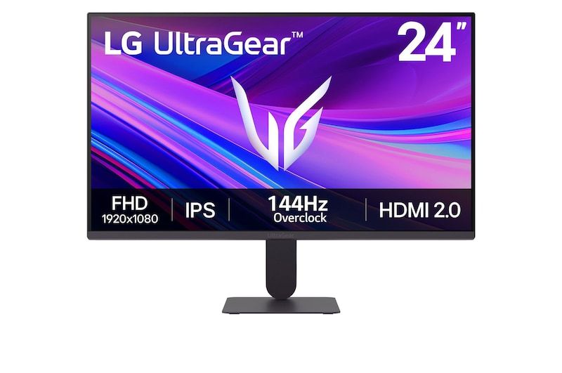 LG IPS UltraGear Gaming monitor 23,8" 24G411A 1920x1080, 16:9, 250cd/m2, 5ms, 144 Hz, DisplayPort/HDMI