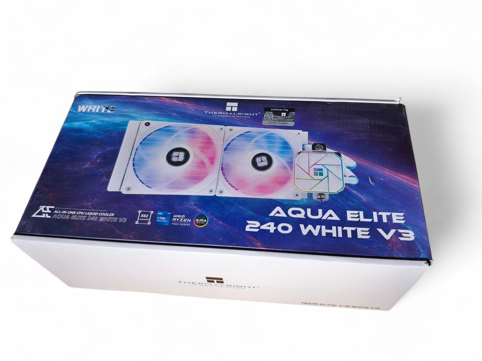 Thermalright AQUA ELITE 240 White V3 ARGB AIO vízhűtő – tesztelt